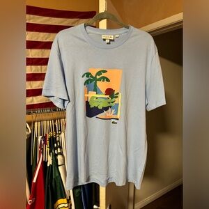 Lacoste Alligator Graphic T-Shirt Size XL
